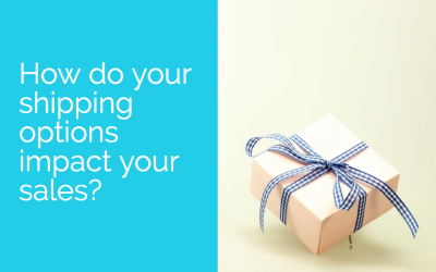 How do your shipping options impact your sales?