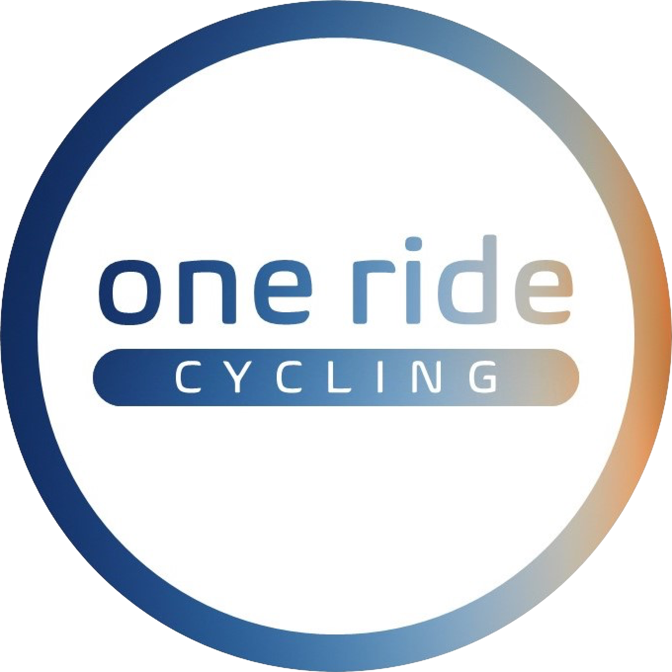 one ride cycling logo