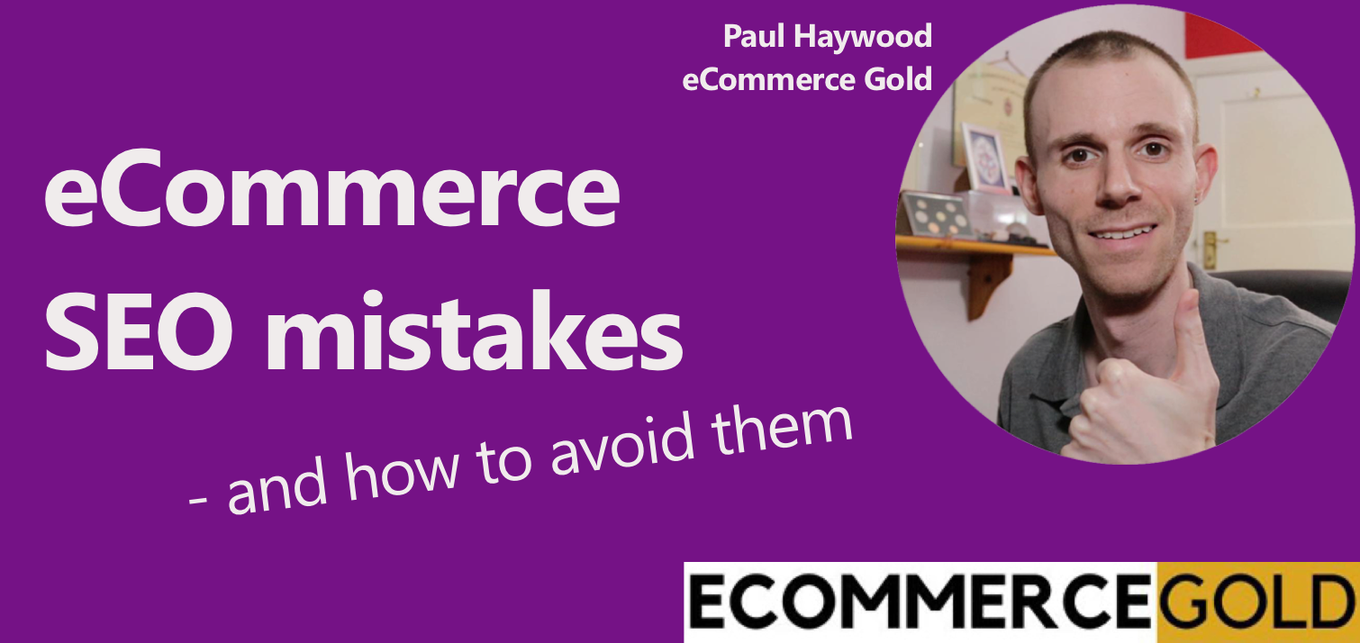 eCommerce SEO mistakes
